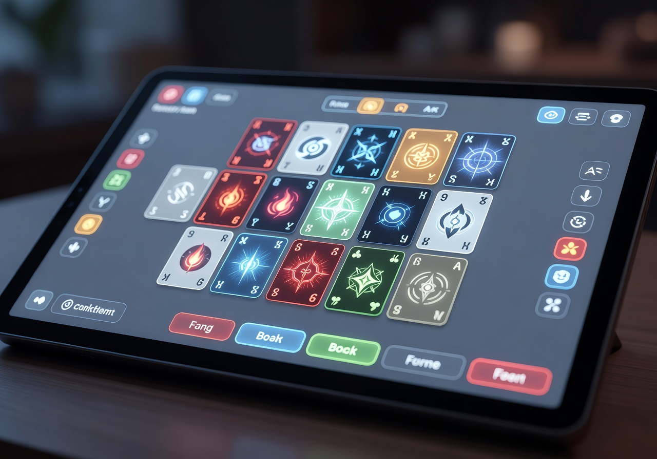 Card game digital interface