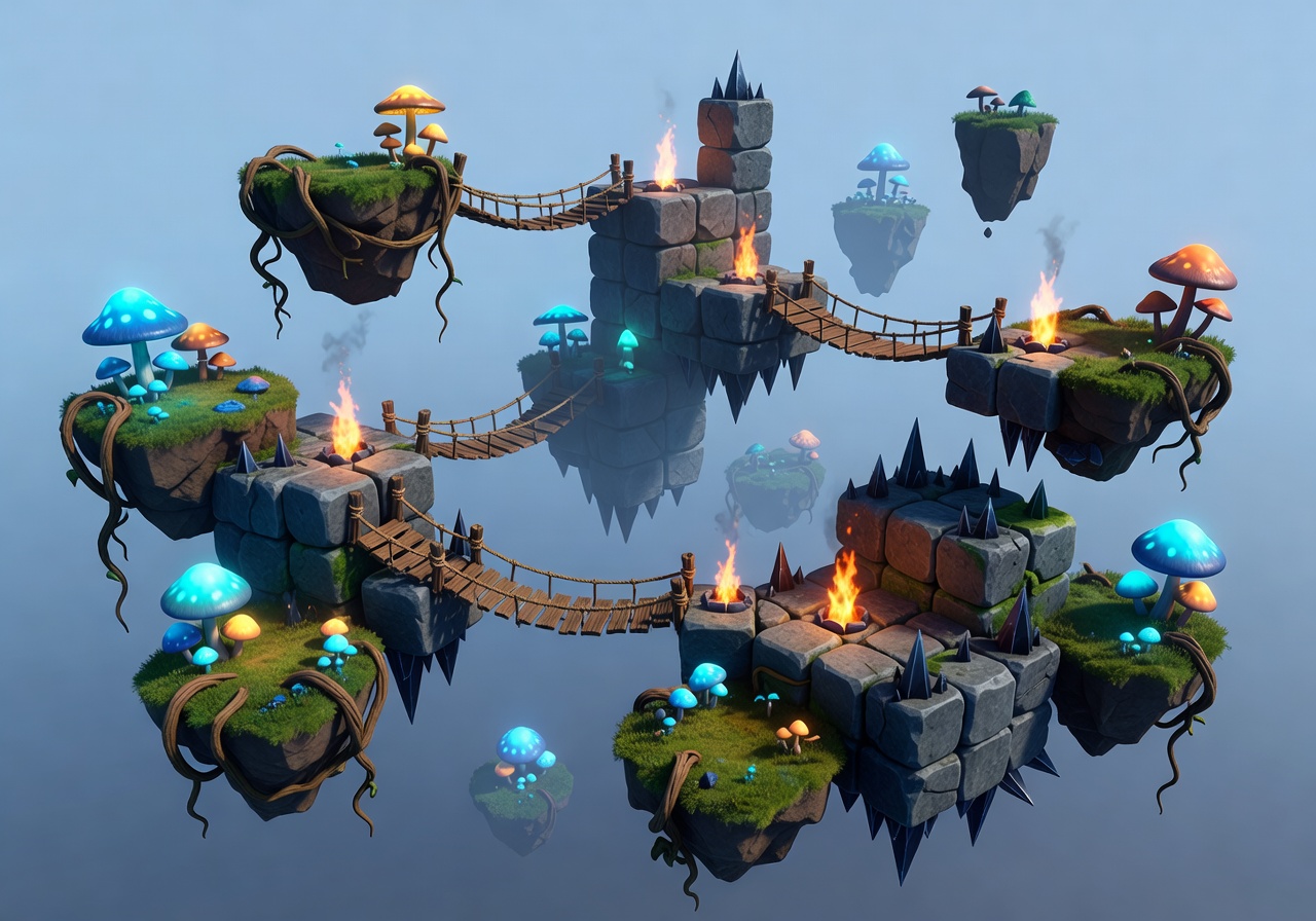 Platformer game level design